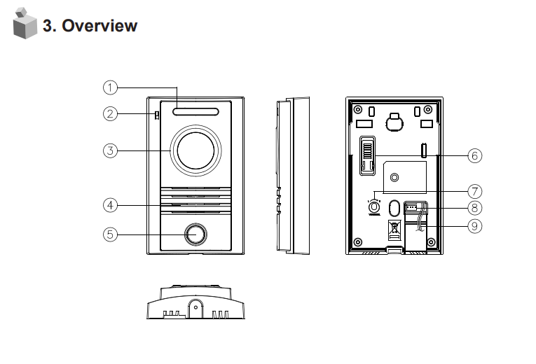 Commax Door Camera DRC-40K