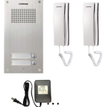 Apartment Building Commax Audio Intercom 2 Flat Set